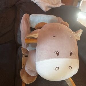 Plush Rocking Cow Toy